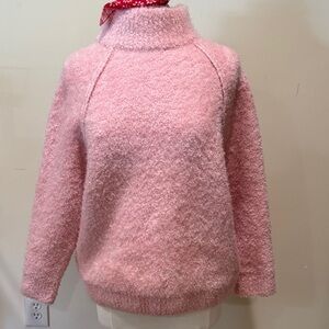 FRNCH Soft Pink Cowl Neck Sweater